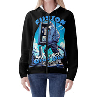FUSIION Womens Street Cat Hoodie